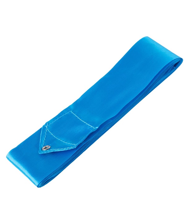 Лента гимнастическая Amely AGR-201 голубая 6м - фото2