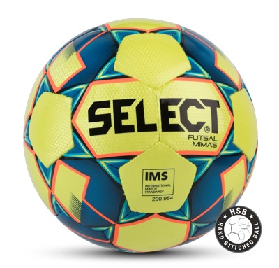 Мяч минифутбольный (футзал) №4 Select Futsal Mimas Yellow - фото