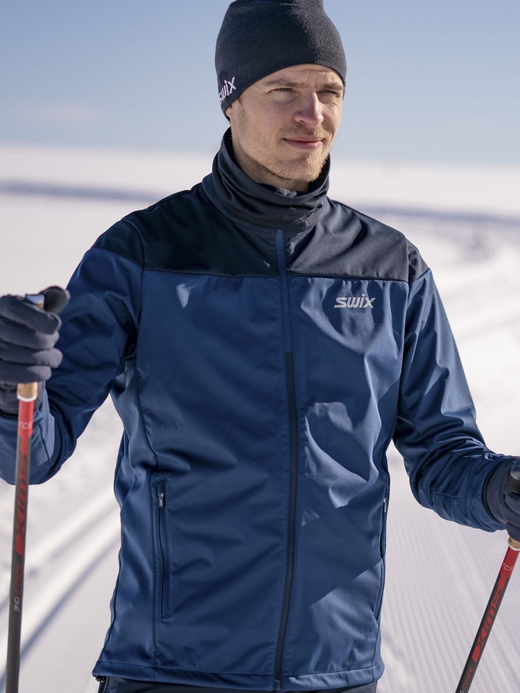 Куртка лыжная мужская Swix Cross (синий) р-р L