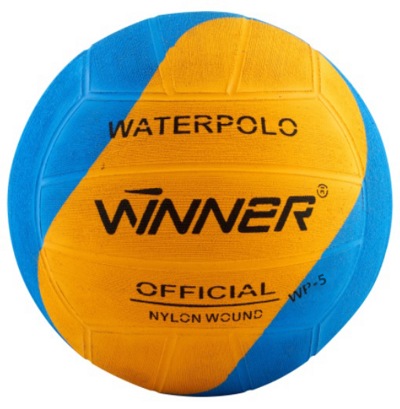 Мяч для водного поло Winner WP-5 Swirl blue-orange - фото