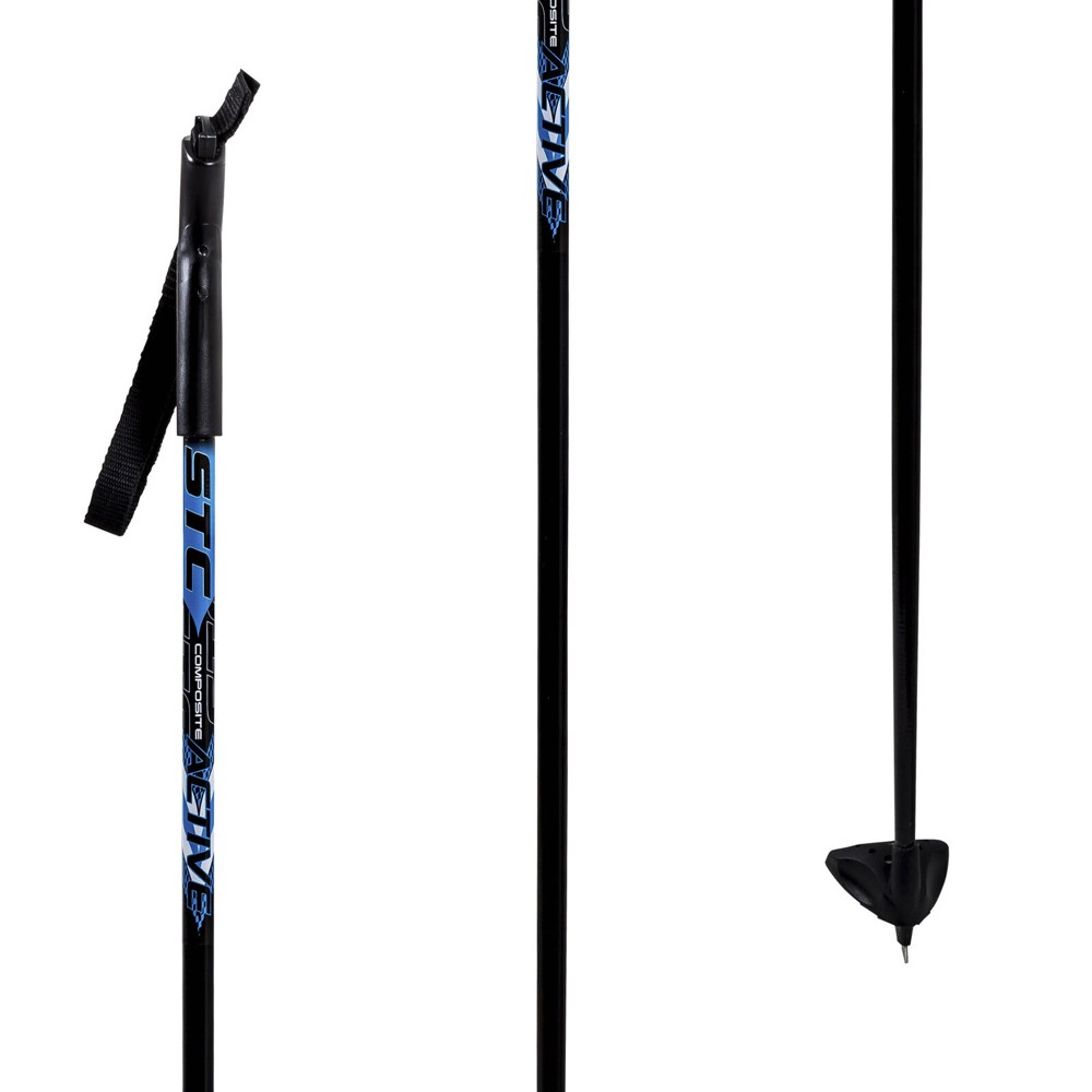 Лыжные палки STC ACTIVE 120 см стекловолокно - фото2