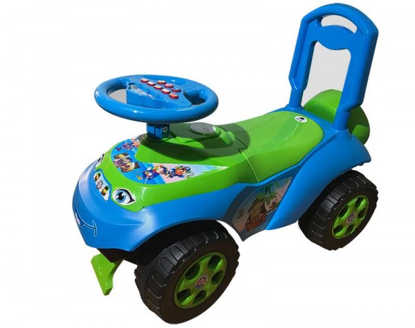 Каталка-автомобиль Doloni-Toys 0142/06 с музыкальным рулем