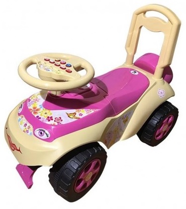 Каталка-автомобиль Doloni-Toys 0142/07 с музыкальным рулем - фото