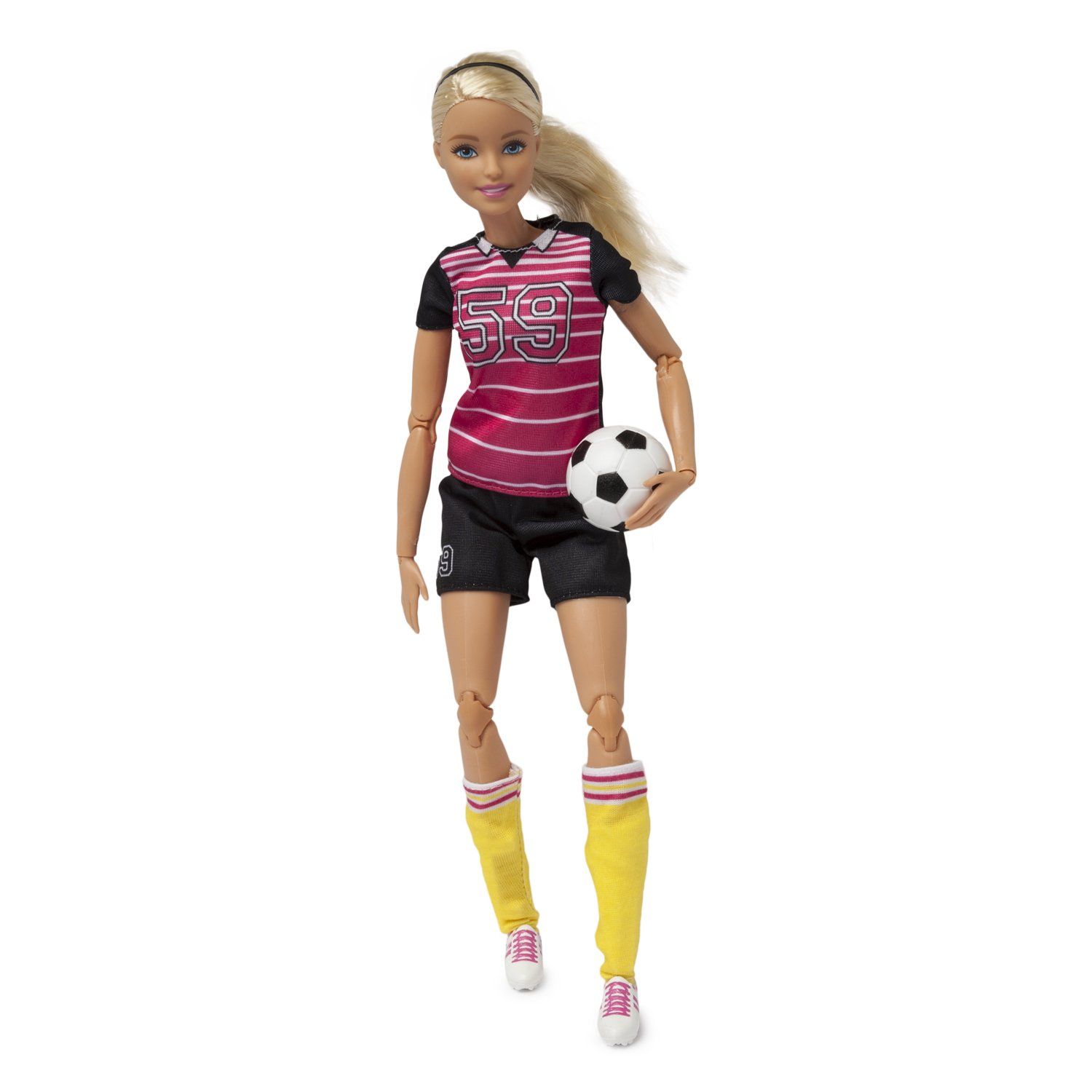 Кукла Барби MADE TO MOVE Футболистка DVF68/DVF69