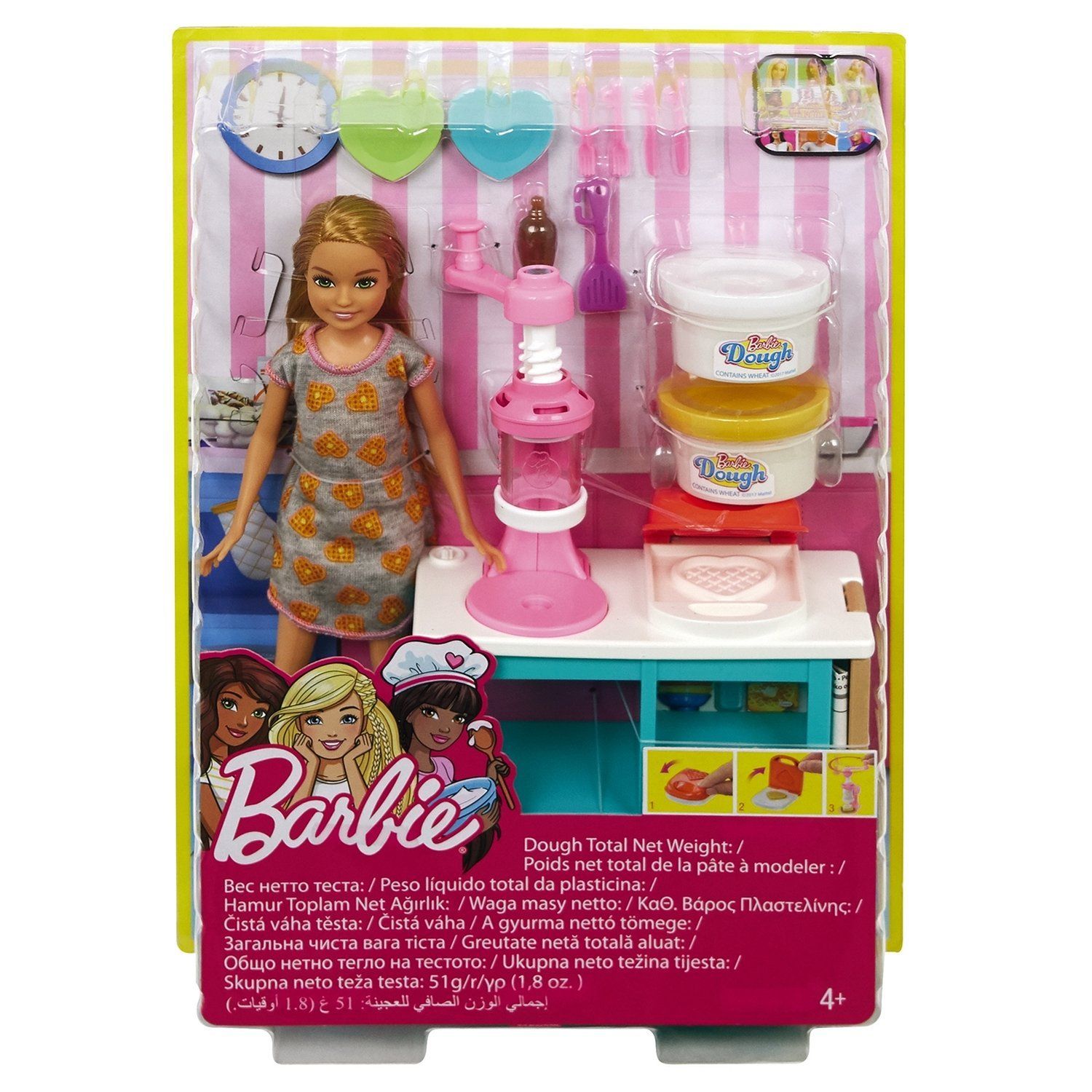 Игровой набор Кукла Барби Завтрак FRH74