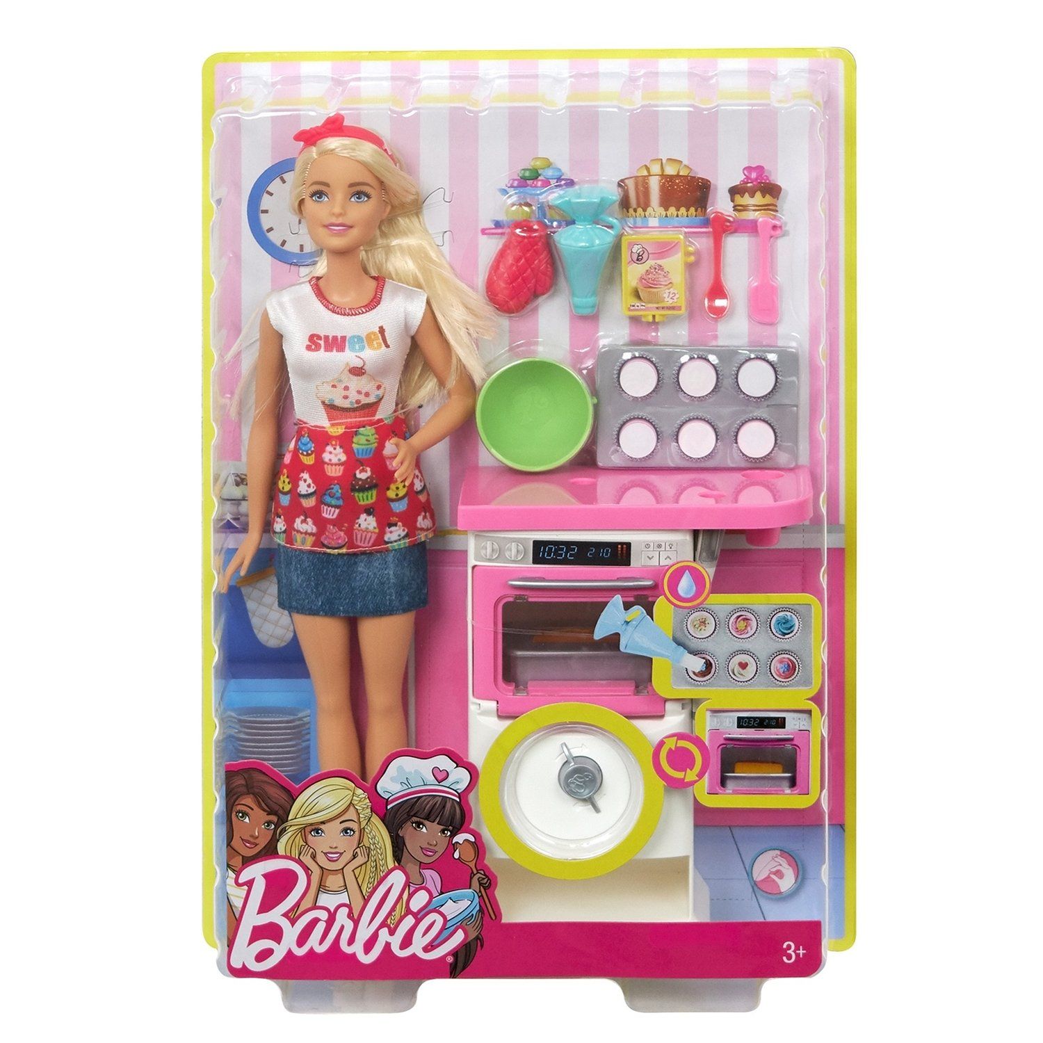 Игровой набор Кукла Барби Пекарь FHP57 - фото3