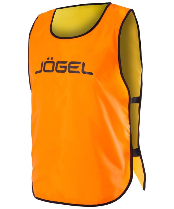 Манишка взрослая двухсторонняя Reversible Bib Jogel JGL-18739 оранжевый/лайм - фото