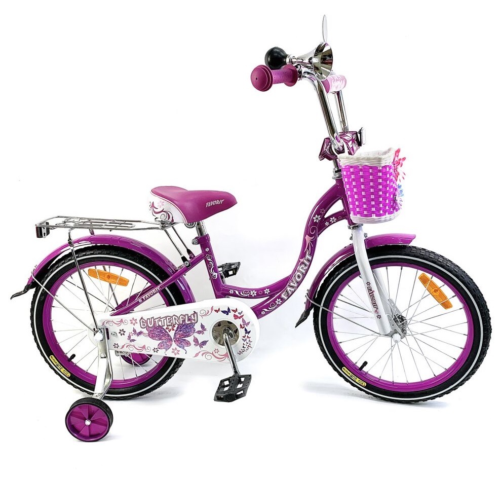 Детский велосипед Favorit Butterfly 20 (фиолетовый 2020) BUT-20VL