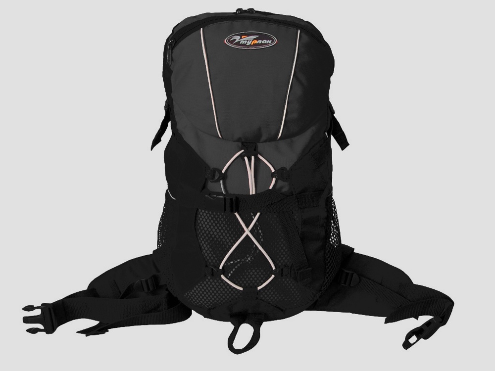 Рюкзак с вентилируемой спиной Турлан Стриж-18 л черный - фото2
