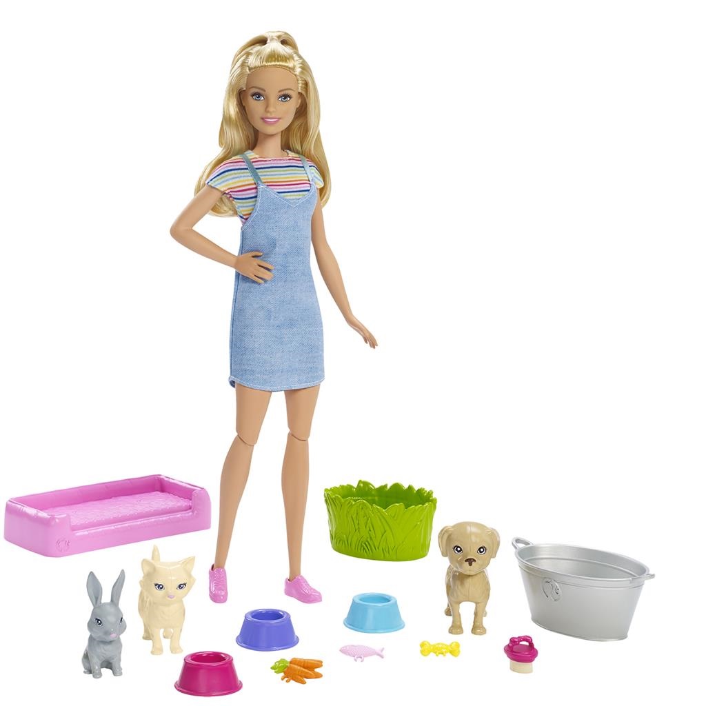 Игровой набор Кукла Барби Домашние питомцы FXH11 - фото