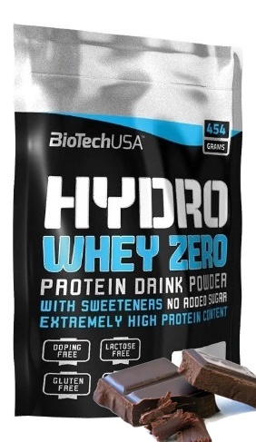 Протеин сывороточный (гидролизованный изолят) Hydro Whey Zero Biotech USA 454г (шоколад) - фото