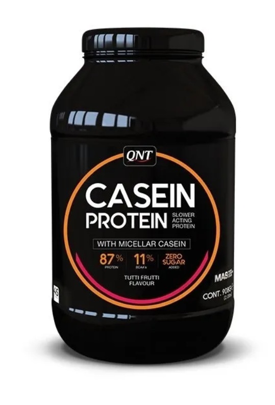 Протеин казеиновый Casein Protein QNT 908г (тутти-фрутти) - фото