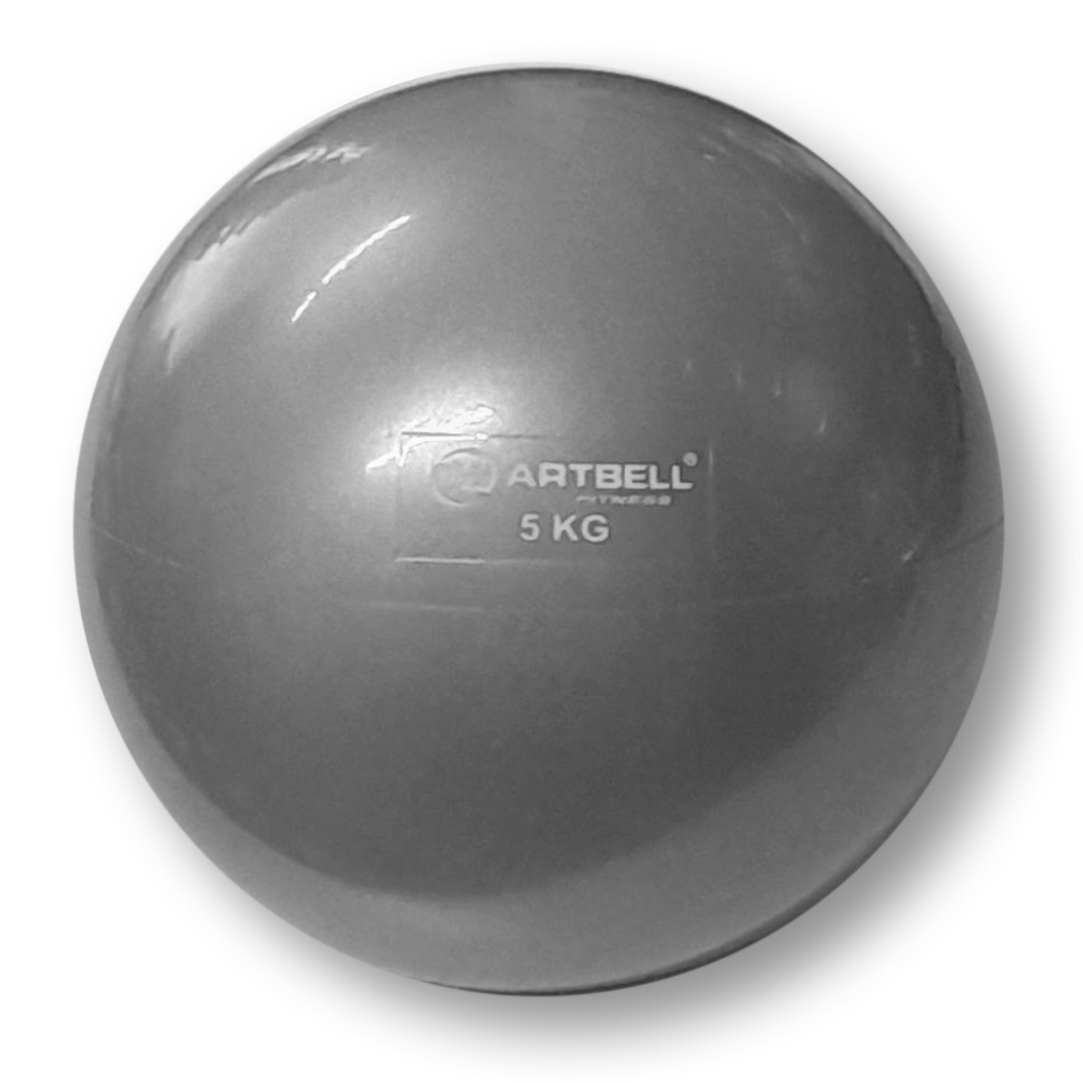 Мяч утяжеленный 5 кг (серый) Artbell GB13-5 - фото
