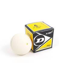 Мяч для сквоша Dunlop White Pro 1 шт 627DN700118T