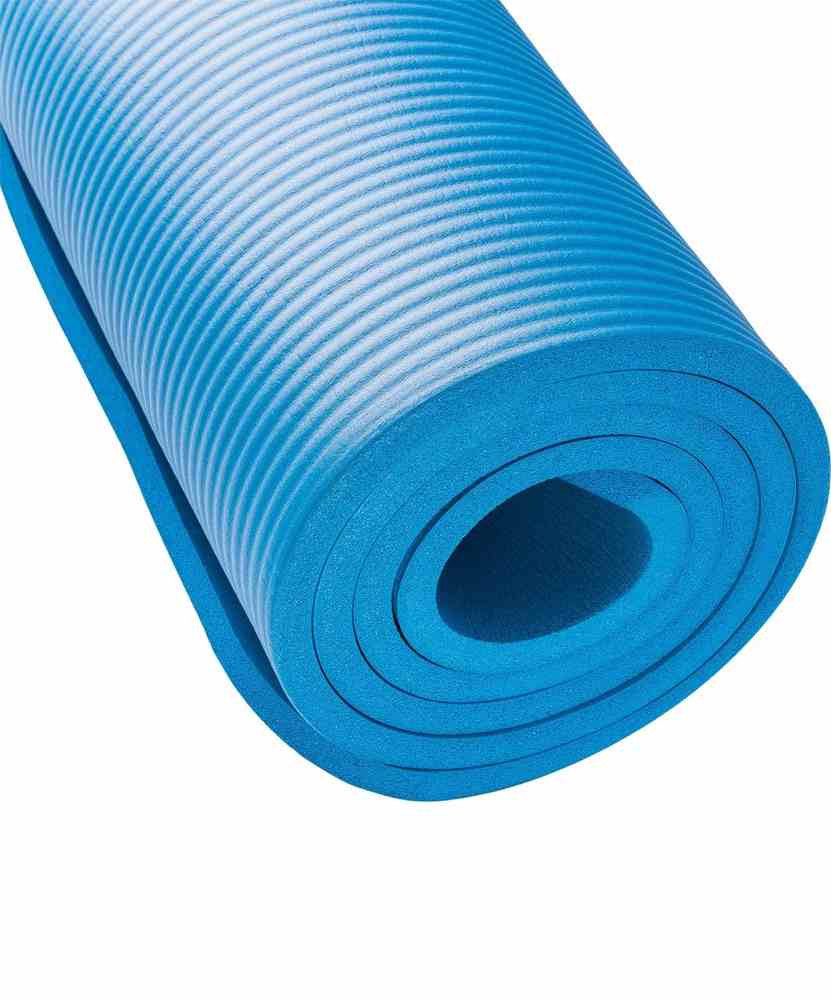 Коврик для фитнеса гимнастический Artbell YL-YG-114-12 NBR 12мм синий