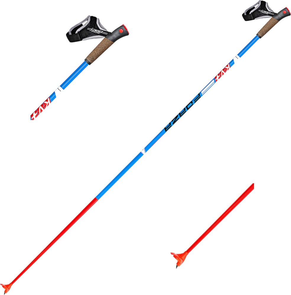 Лыжные палки KV+ Forza Clip 145 см углеволокно+стекловолокно - фото2