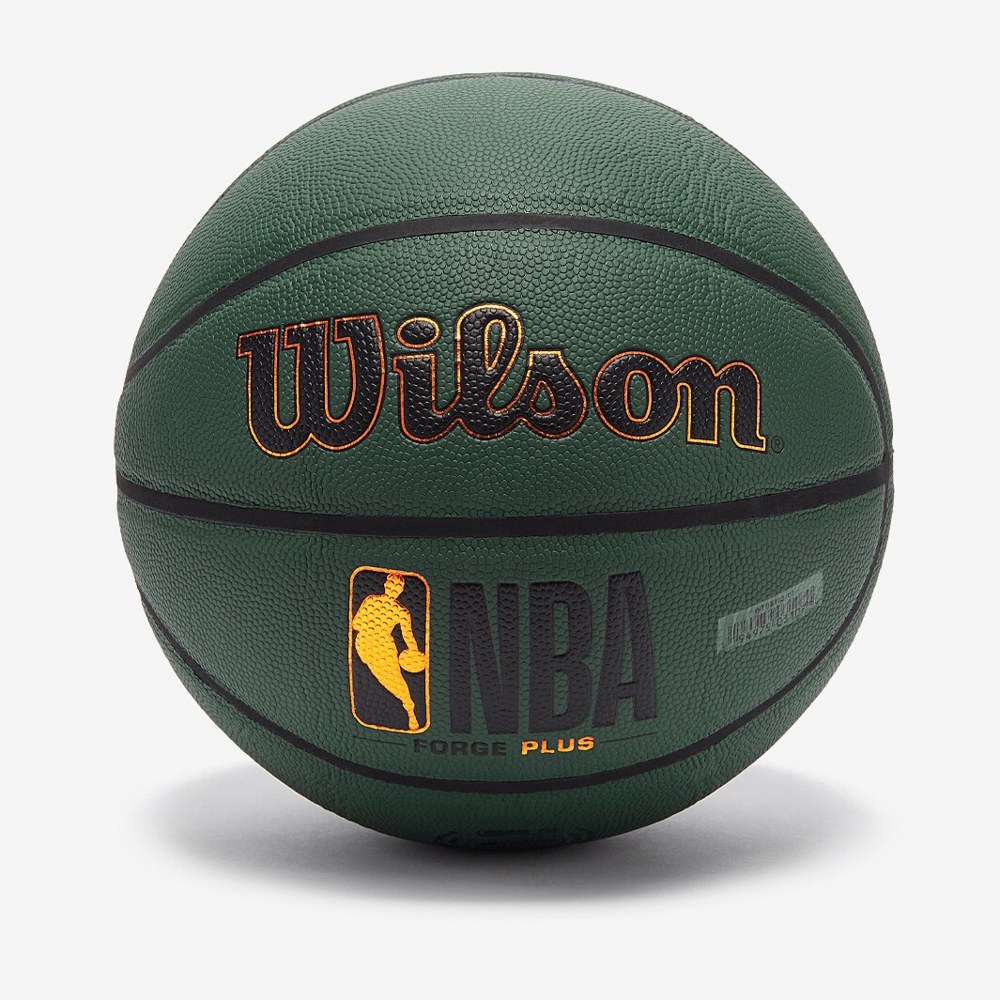 Мяч баскетбольный №7 Wilson NBA Forge Plus Green - фото3