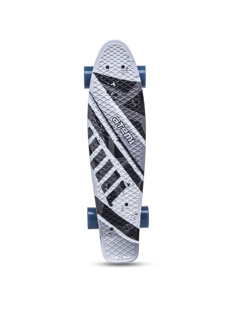 Пенни борд (скейтборд) ATEMI APB22D04 white/black/grey