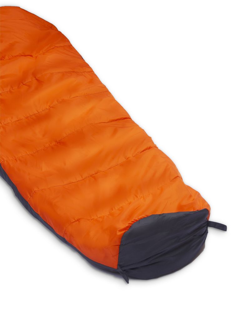 Спальный мешок туристический Atemi A1-18N (серый/оранжевый) 450 г/м2, -12 С - фото3