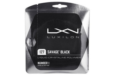 Струна теннисная Luxilon SAVAGE BLACK WRZ994300 (12,2 м) 1,27 - фото