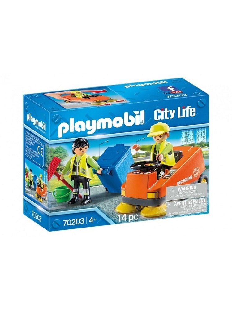 Игрушка Playmobil УБОРОЧНАЯ МАШИНА 70203 - фото