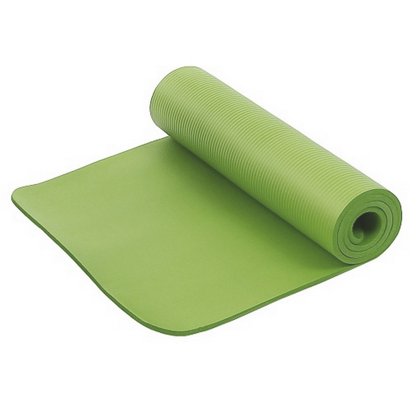 Гимнастический коврик для йоги, фитнеса Artbell YL-YG-114-1 NBR 10мм зеленый - фото