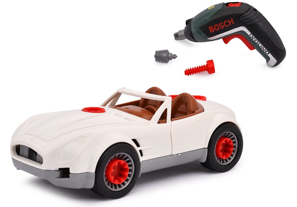 Игрушка KLEIN Машина + шуруповерт для тюнинга автомобиля Bosch 8630 - фото