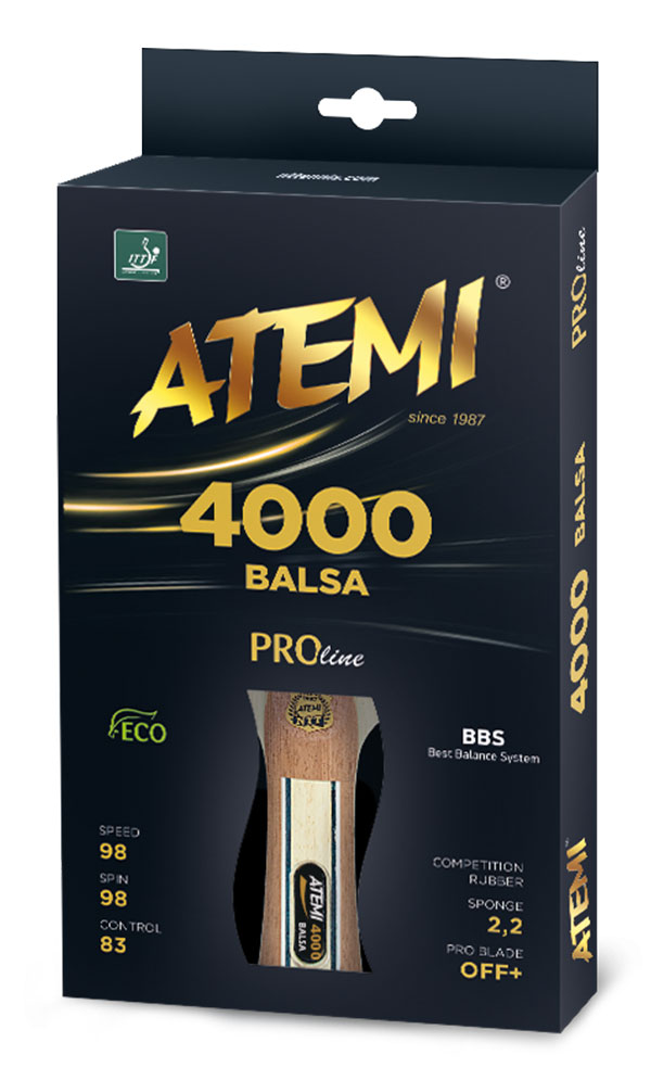 Ракетка для настольного тенниса Atemi Pro 4000 AN - фото2