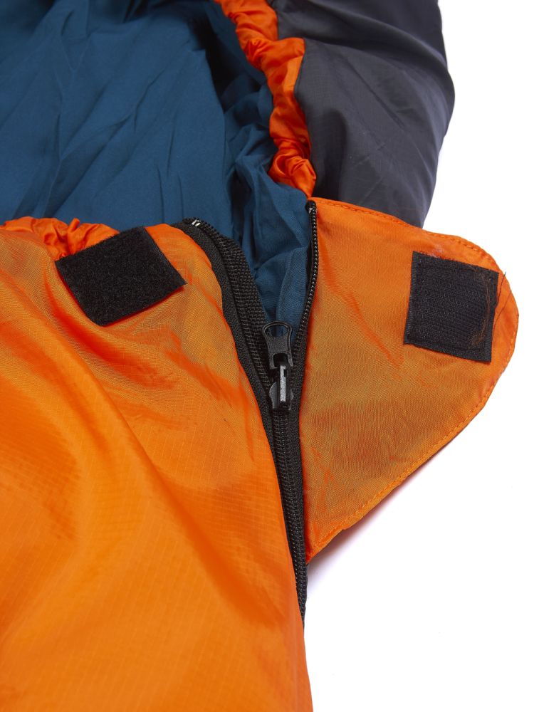 Спальный мешок туристический Atemi A1-18N (серый/оранжевый) 450 г/м2, -12 С - фото6