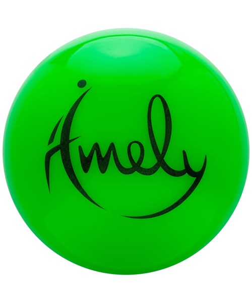 Мяч для художественной гимнастики Amely AGB-301 (15см, 280 гр) зеленый - фото