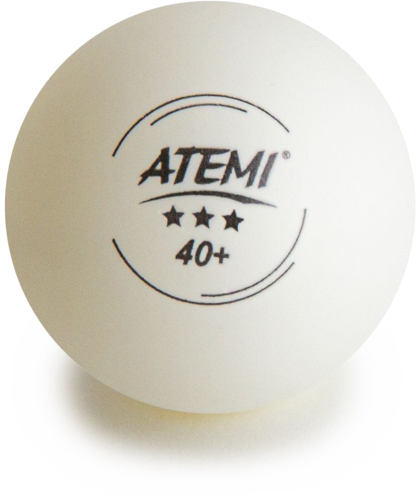 Мячи для настольного тенниса Atemi 3* белые (6 шт) - фото2