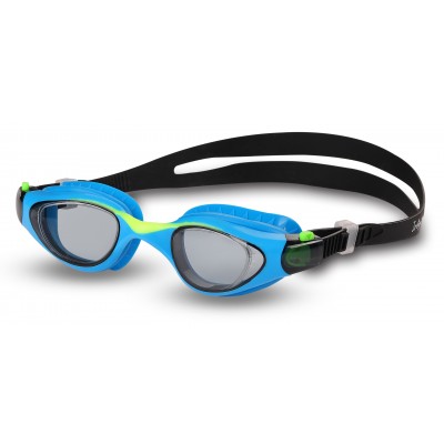 Очки для плавания INDIGO NAVAGA GS23-1-BL-G (сине-зеленый) юн.