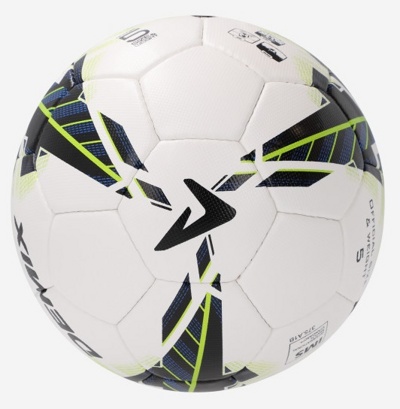 Мяч футбольный №5 Demix FCAC6PJ2C4 белый/зеленый