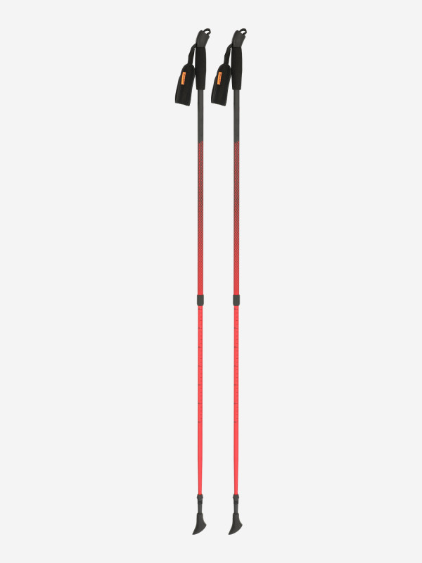 Палки телескопические для скандинавской ходьбы Outventure T7PNTGU9A6, 83-135см красный - фото