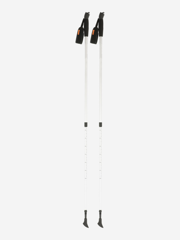 Палки телескопические для скандинавской ходьбы Outventure 4I8CBVEL4E, 83-135см белый - фото