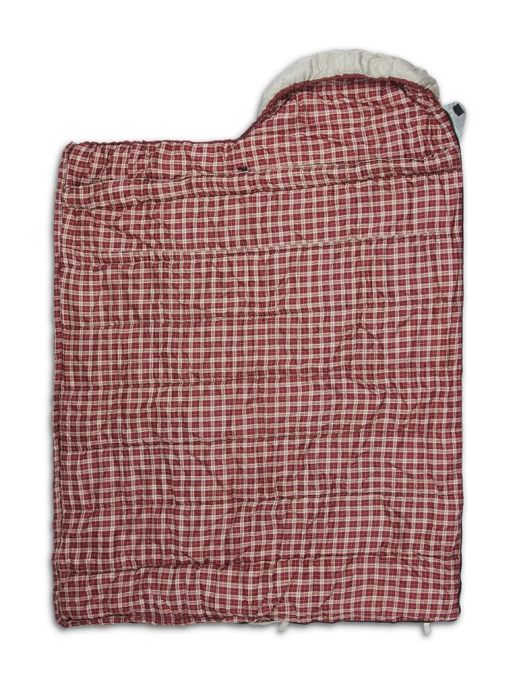 Спальный мешок туристический Atemi Quilt 300RN (правая молния, серый/красный) 300 гр/м3, -3, правый - фото4