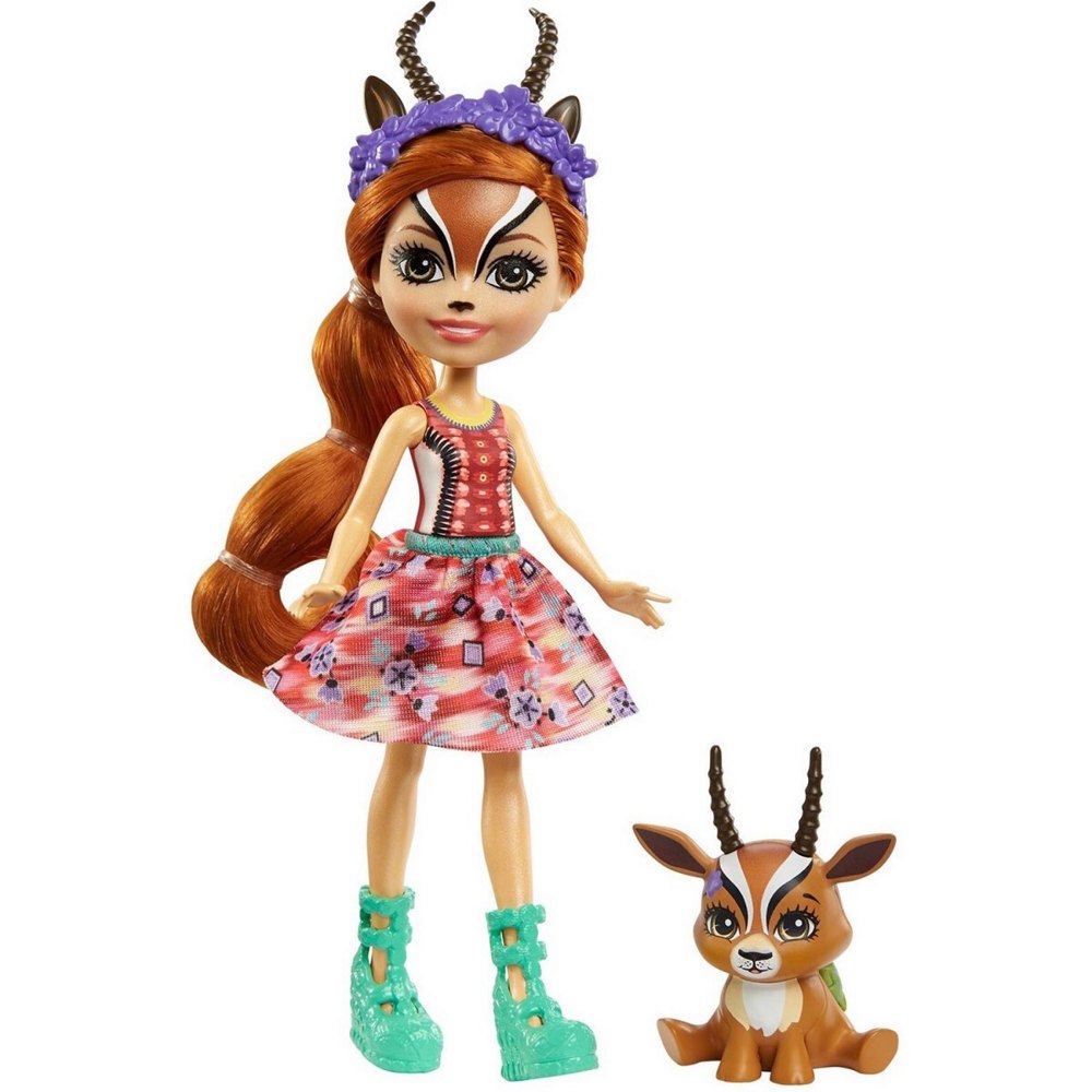 Кукла Габриэла Газелли с питомцем газель Рейсер 15см Enchantimals Mattel GTM26 - фото