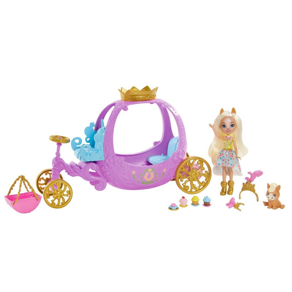 Игровой комплект Королевская карета с куклой Пеола Пони Enchantimals Mattel GYJ16 - фото4