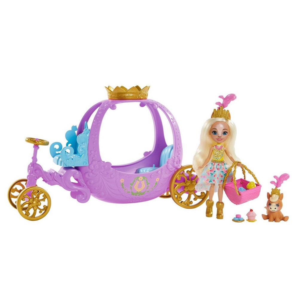 Игровой комплект Королевская карета с куклой Пеола Пони Enchantimals Mattel GYJ16 - фото2