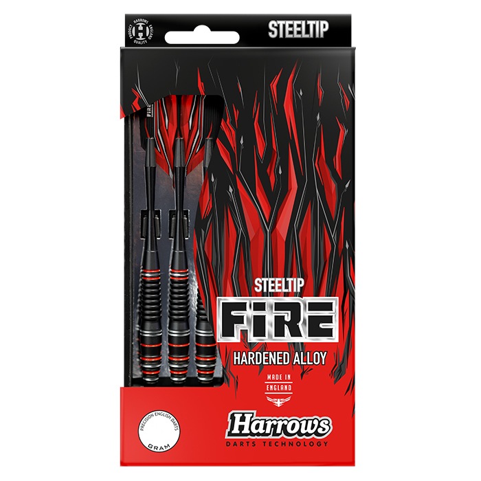 Дротики для дартса Steeltip Harrows Fire High Grade Alloy 22гр