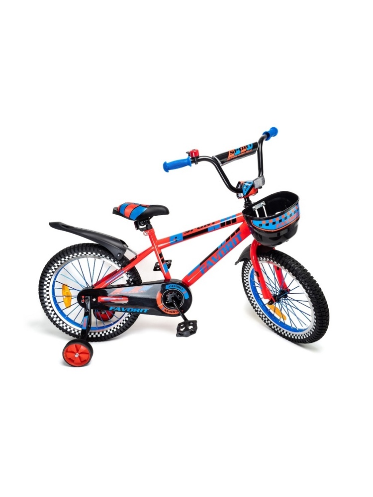 Детский велосипед Favorit Sport 18 (красный, 2020) SPT-18RD - фото2