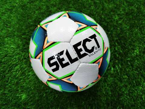 Мяч футбольный №3 Select Talento 3 white/blue/yellow - фото3