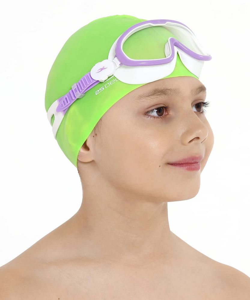 Очки-маска для плавания 25DEGREES Hyper Lilac/White детские