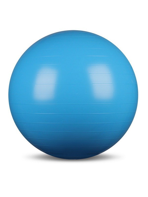 Гимнастический мяч INDIGO 001 75см голубой Антивзрыв - фото