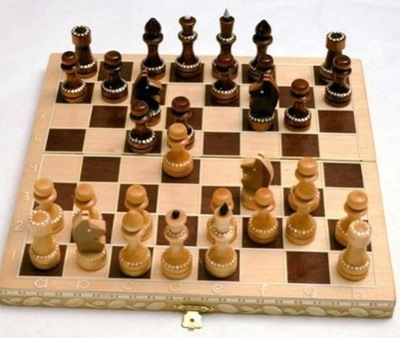 Шахматы обиходные инкрустированные Р-5 РФ - фото2
