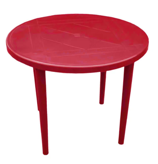 Стол пластиковый круглый СтандартПластикГрупп 130-0022 (900х710мм) цвета в ассортименте