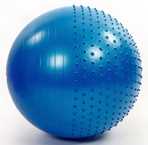 Гимнастический мяч полумассажный Artbell GB15-75 75 см синий Антивзрыв