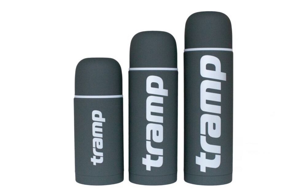Термос Tramp Soft Touch 1,2 л (серый) TRC-110ср - фото2