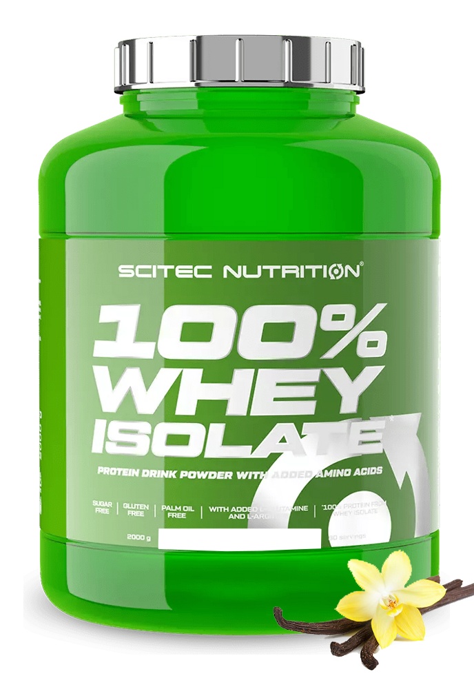 Протеин сывороточный (изолят) Whey Isolate Scitec Nutrition 2000г (ваниль) - фото