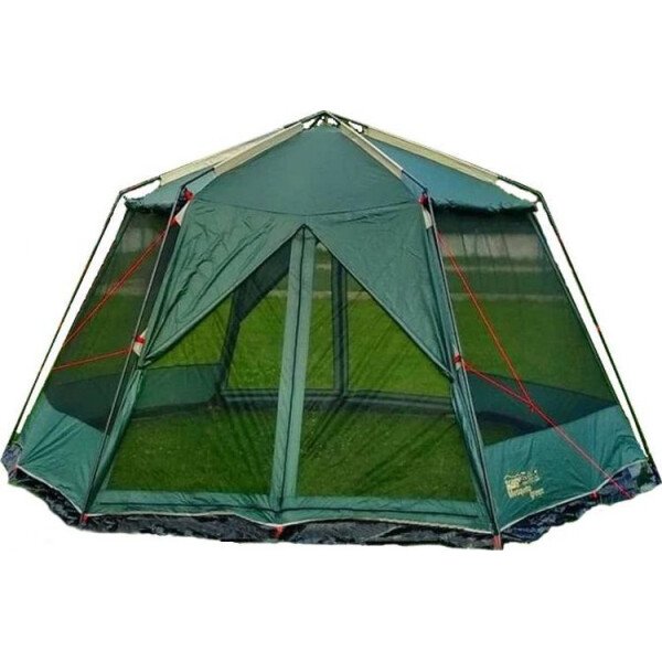 Тент-шатер туристический Tramp Lite MOSQUITO GREEN (370х420х225) - фото3